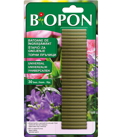 Ingrasamant sticks Biopon, universal, 30 bucati